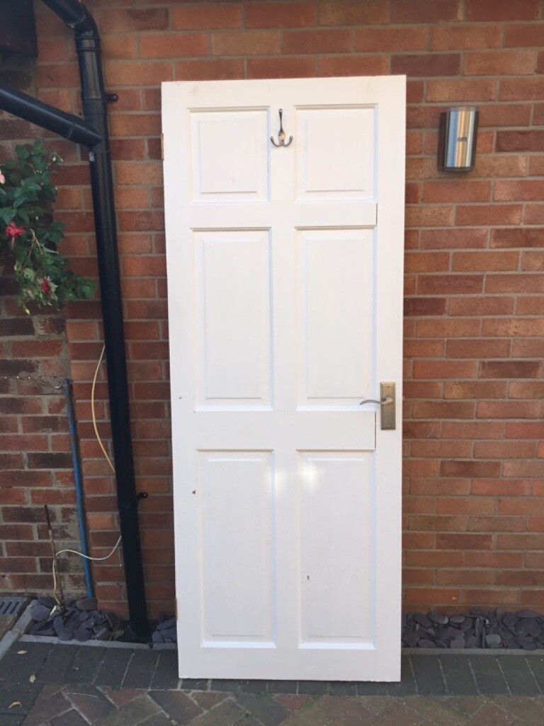Solid Wood Internal Door 6 Panel 757mm x 1960mm x 33mm in