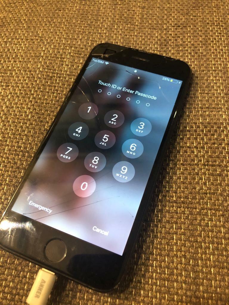 iPhone 7, 32GB, cracked screen | in Salford, Manchester | Gumtree