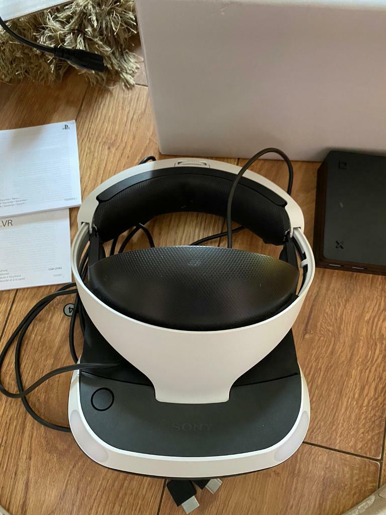 Sony Playstation VR Headset V2 PSVR CUH ZVR2 +Processor Unit PS4