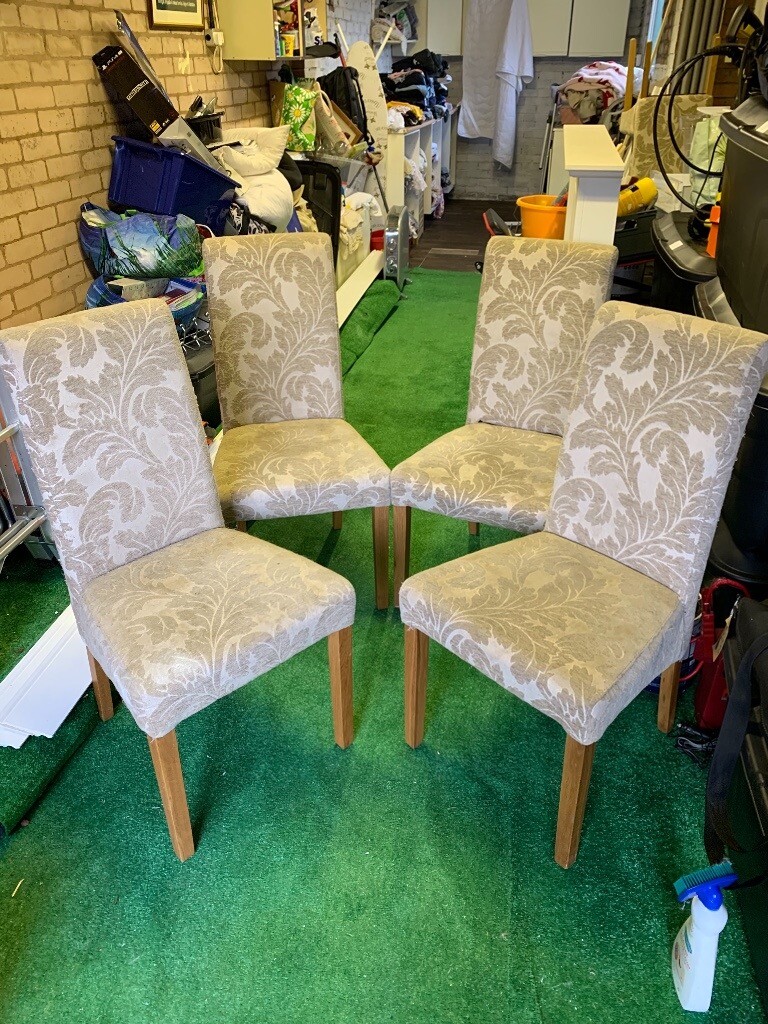 Four ‘oak furniture land’ dining room chairs in Carlisle, Cumbria