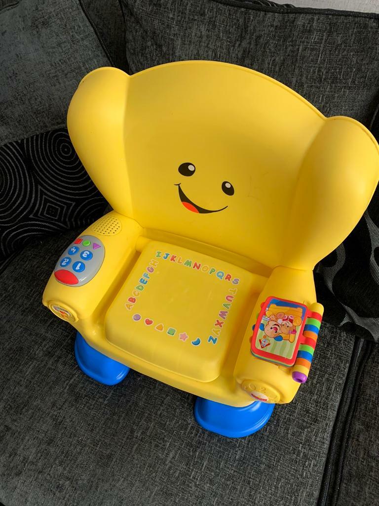 FisherPrice Laugh & Learn Smart Stages Yellow Activity Chair in