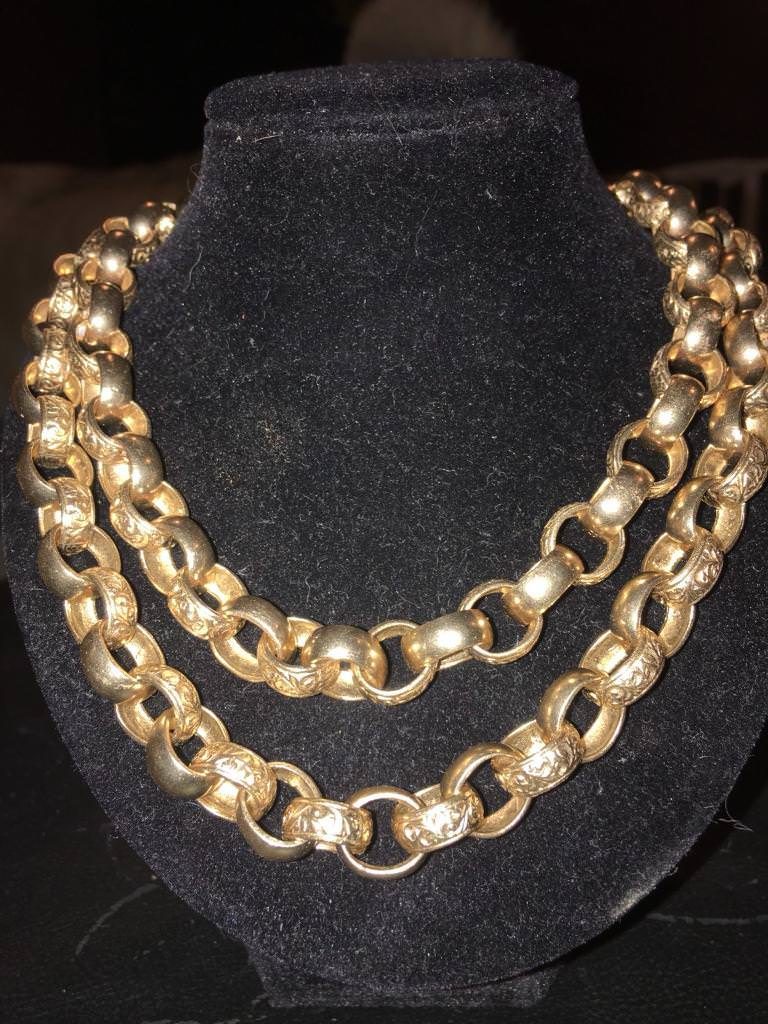 142 grams 9ct gold belcher chain in Chessington, Surrey Gumtree