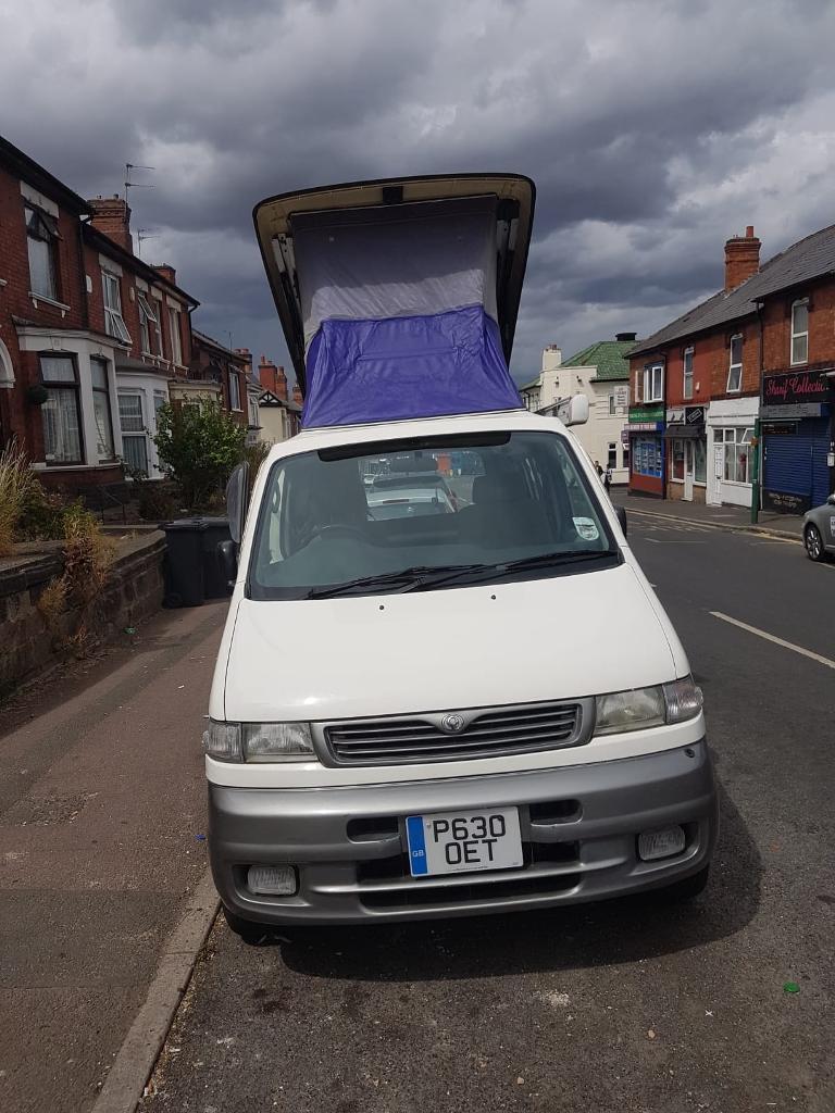 WOW! MAZDA BONGO 4BERTH AUTO FREE TOP UP FULL SIDE CONVERSION WITH ROCK AND ROLL BED FULL MOT