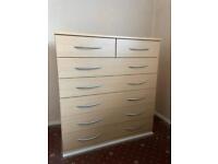 Wide Bedroom 5 + 2 Chest of Drawers
