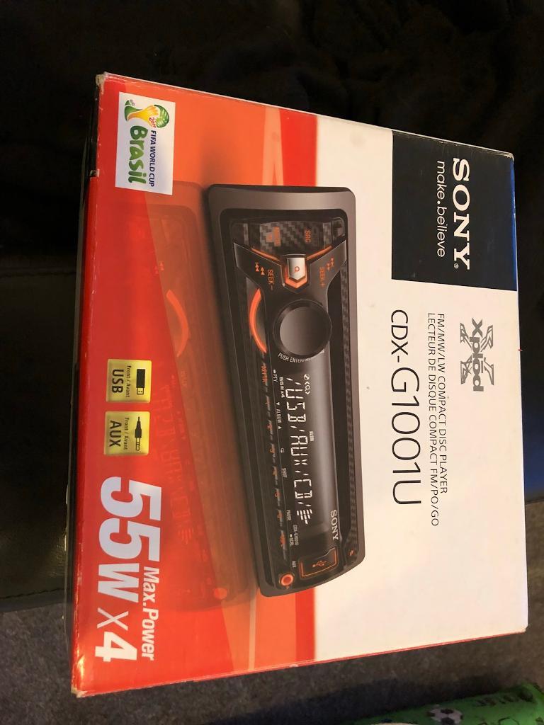 Sony car radio cd player usb and aux inputs in Southport, Merseyside