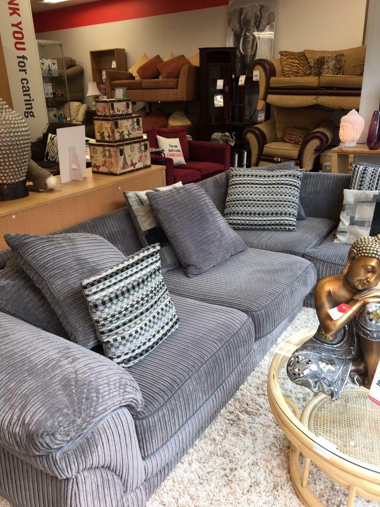 Corner sofa and chair BRITISH HEART FOUNDATION in Falkirk Gumtree