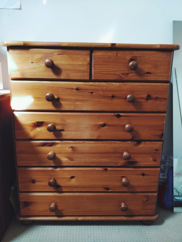 VERY CHEAP WOODEN CHEST OF DRAWERS FOR PICKUP ASAP in Leamington Spa, Warwickshire Gumtree