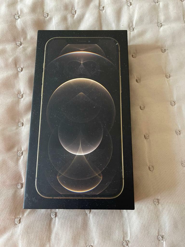 IPhone 12 Pro Max in gold 128gig fully unlocked and boxed as new
