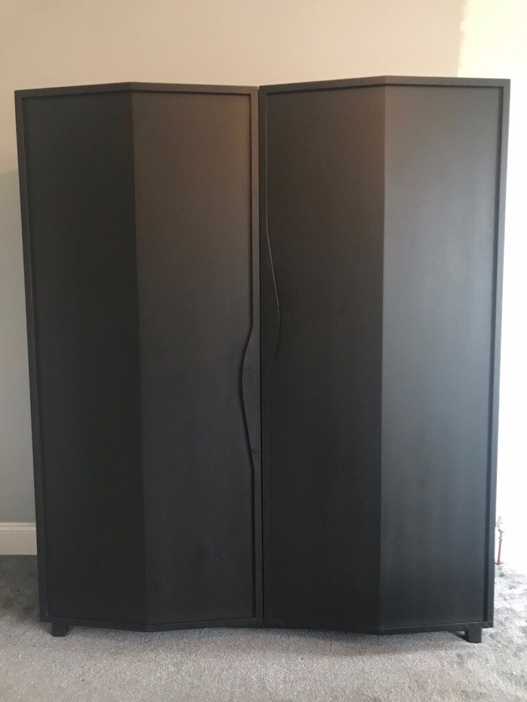 Habitat Double Wardrobe Black Oak Designed By Matthew Hilton