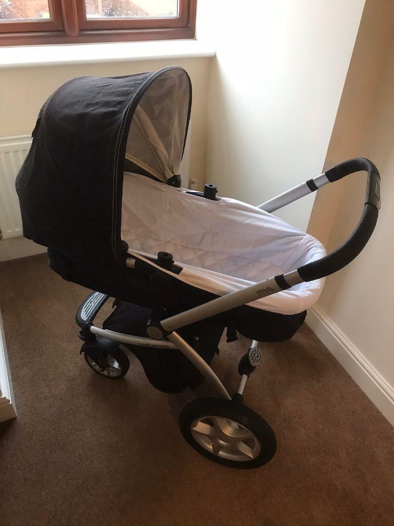Mothercare My4 Travel System pram pushchair/buggy and car seat in