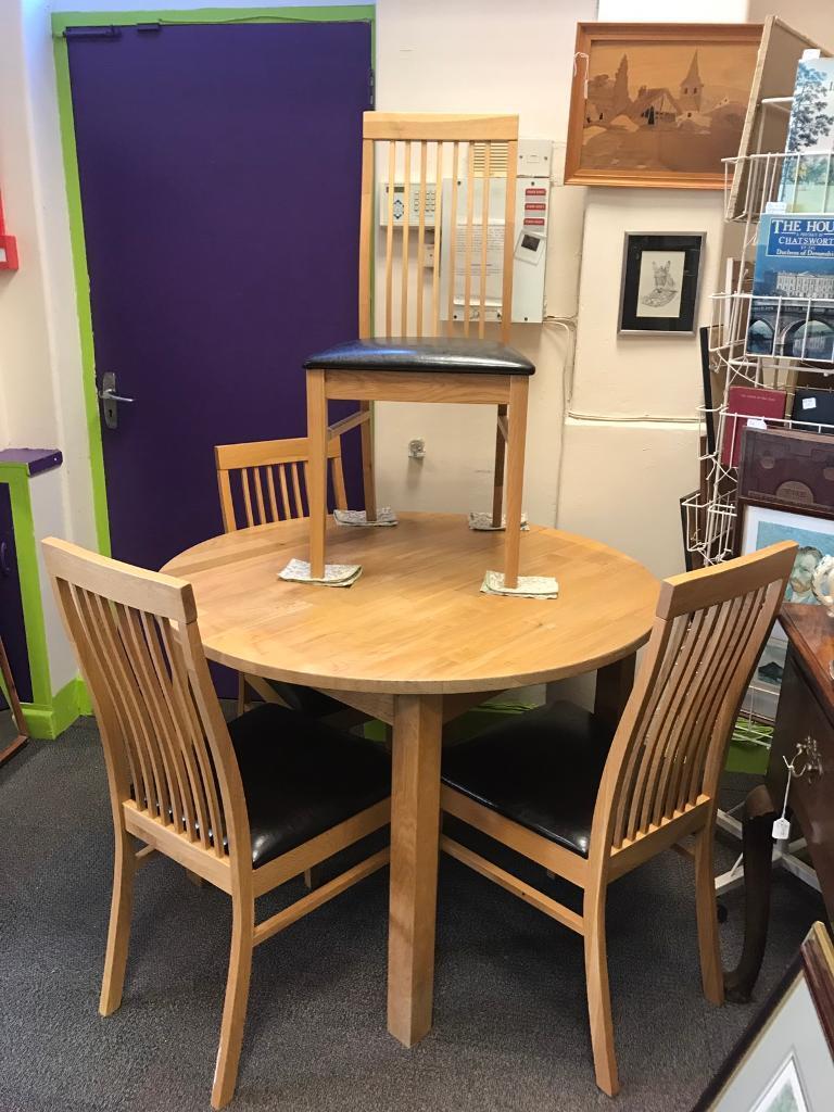 Extending Table And Four Chairs In Yeovil Somerset Gumtree pertaining to Dining Tables Yeovil