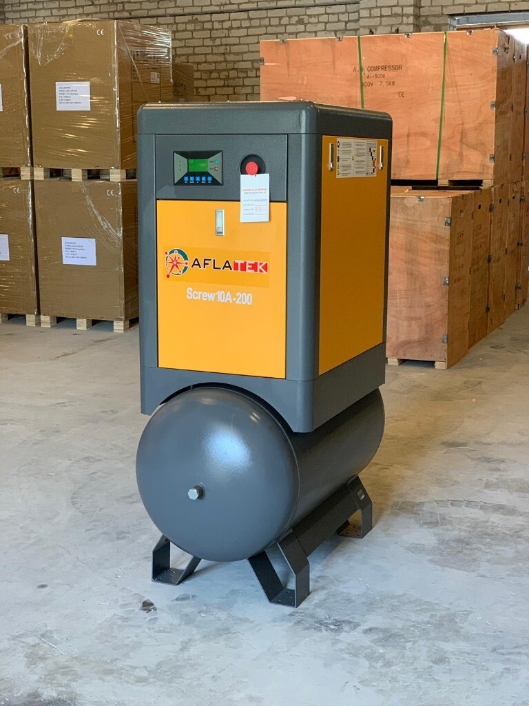 AFLATEK 10A/200L SCREW TYPE AIR COMPRESSOR in Long Sutton, Lincolnshire Gumtree