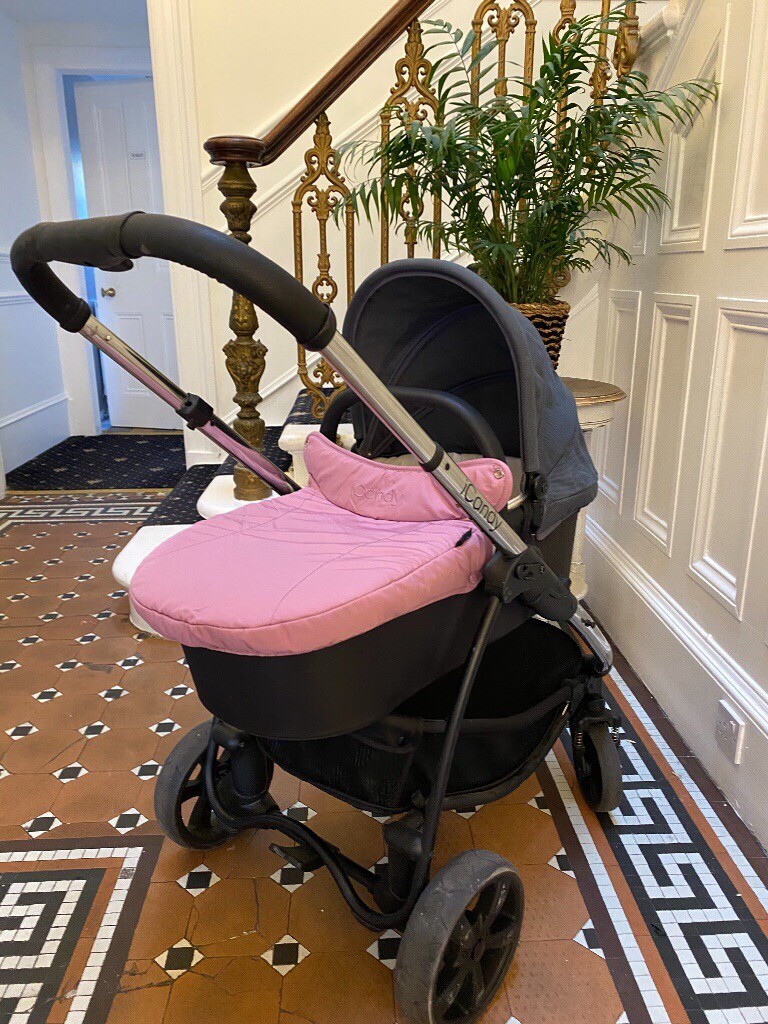 ICandy pram/pushchair pink or grey top cover in Haymarket, Edinburgh