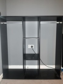 B Q Fitted Corner Wardrobe Dressing Table And Bedside Table In