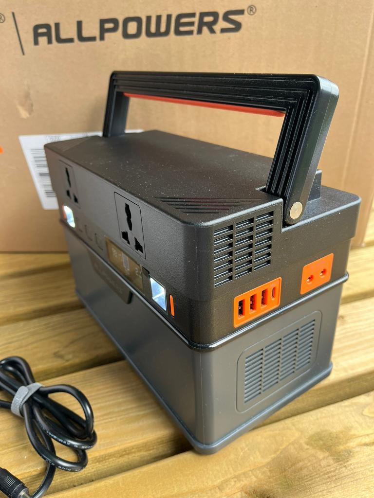 Allpowers S500 portable power station with solar panel. BNIB in
