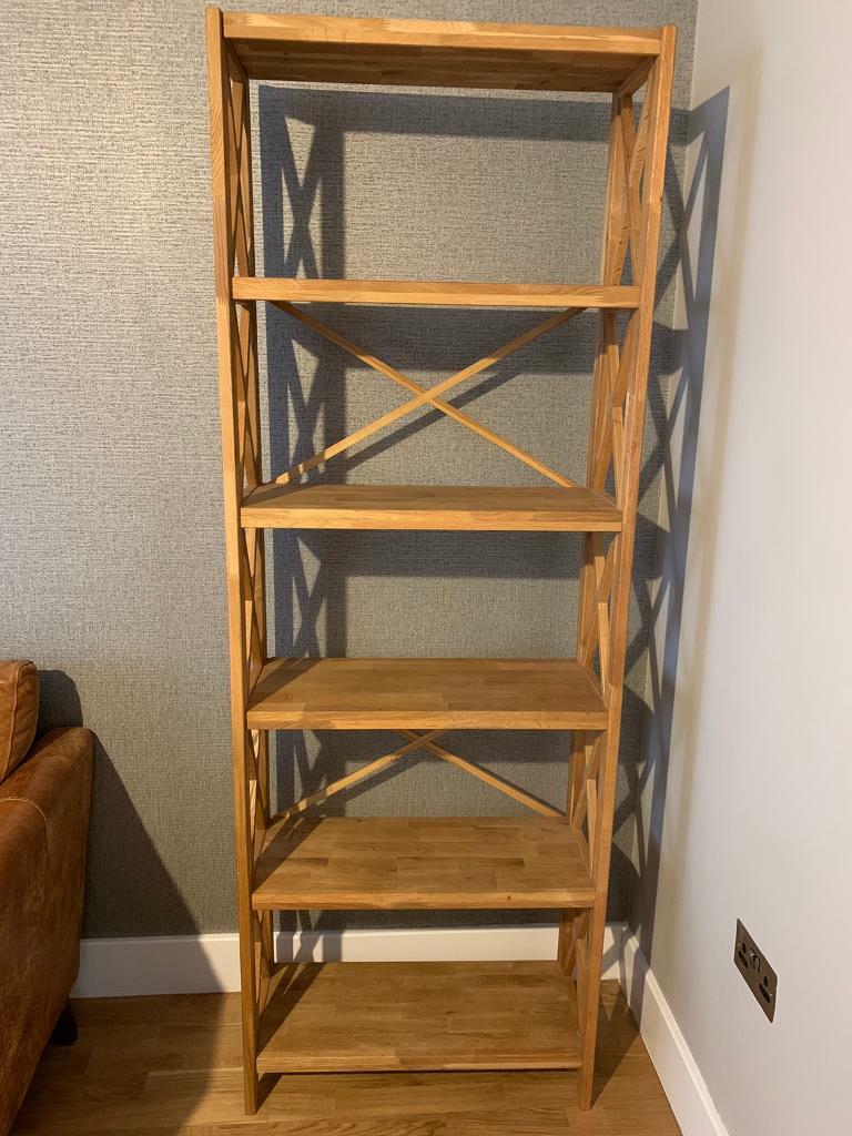 Barker and stonehouse oak bookcase in Ravenshead, Nottinghamshire