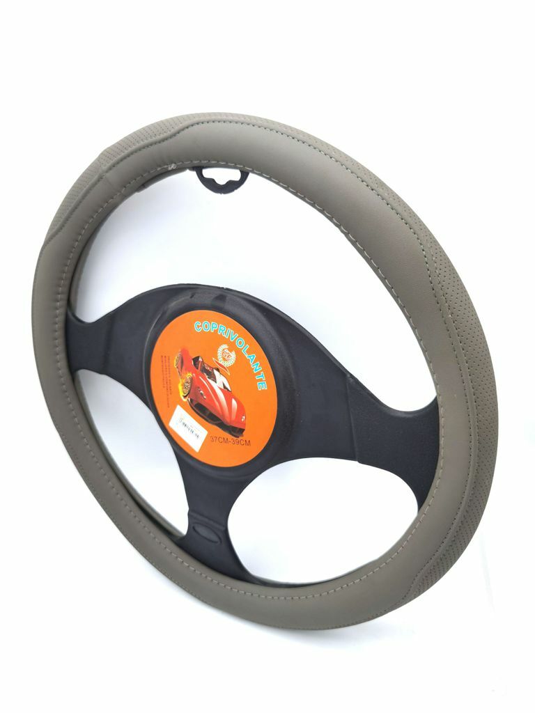 Coprivolante Copri Volante Auto Grigio 37-39cm Con Presa Comfort 02036 sus