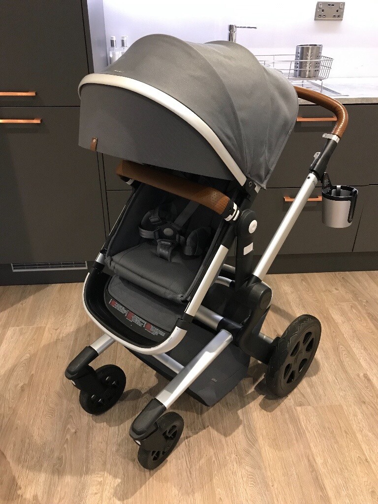 Joolz Day 2 Earth Collection Pram in Hippo Grey with Accessories in