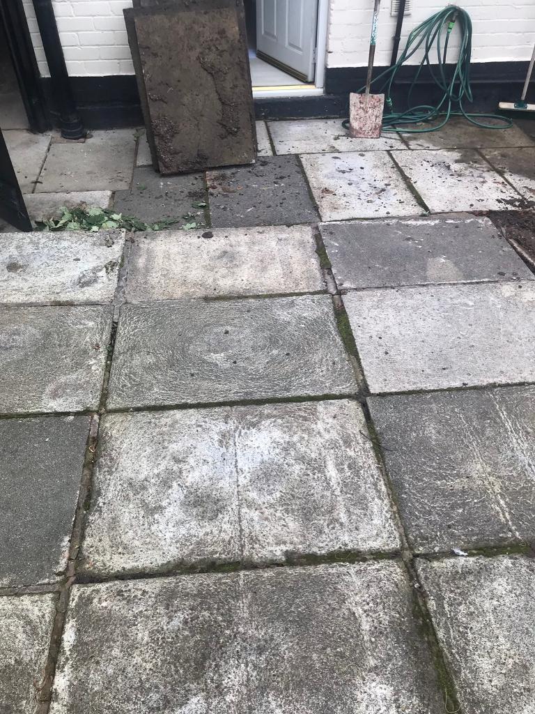 3x2 flags free approximately 2 left ideal for shed base 