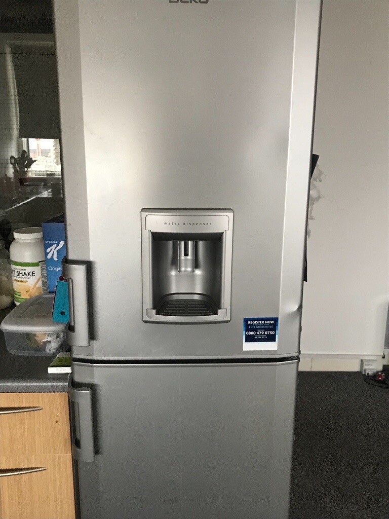 Beko frost free fridge freezer with water dispenser. in Margate, Kent