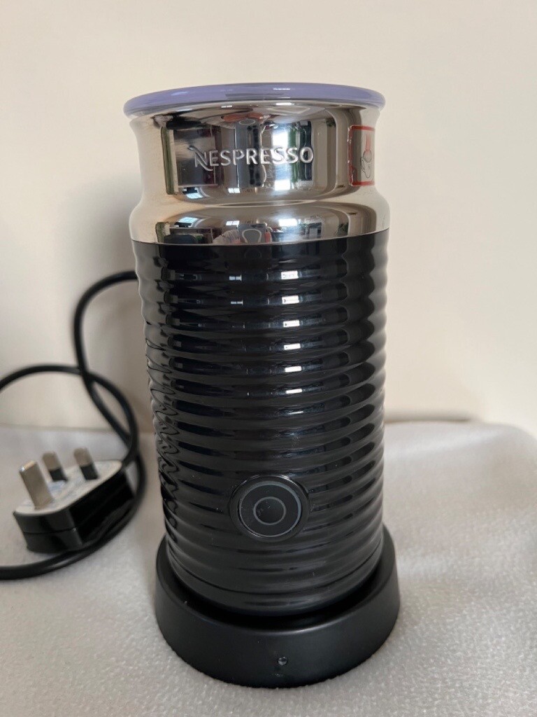 Nespresso Aeroccino 3 Milk Frother Black Model 3194 in Shepherds Bush
