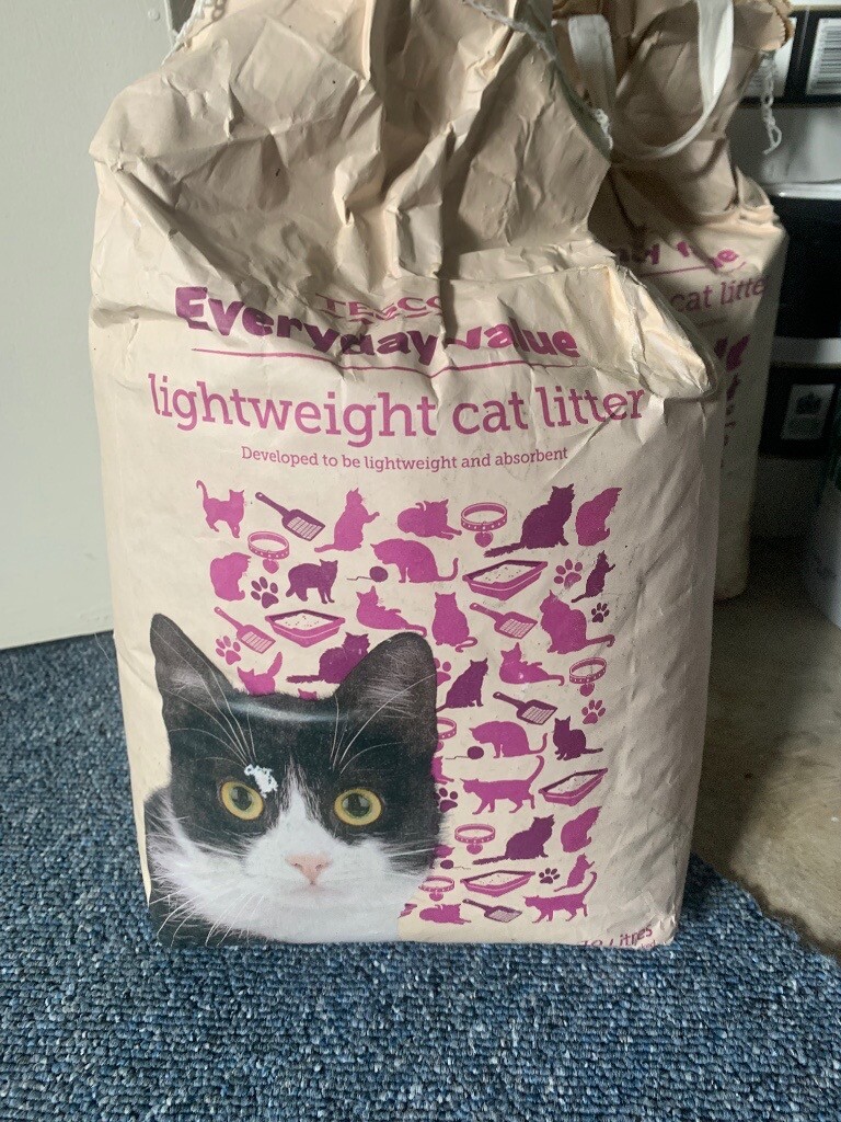 Free cat lightweight litter (Tesco’s) x3 bags in Stroud