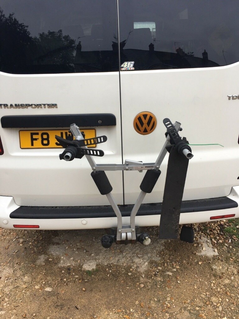 Pro user 2 Bike Tow Ball Tow Bar Towbar Mounted Cycle Carrier Rack in