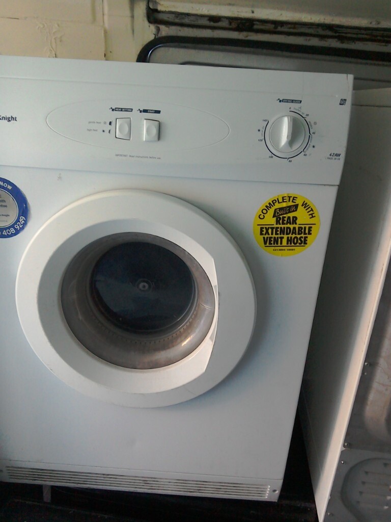 6kg white knight vented dryer free local delivery allelectricals in