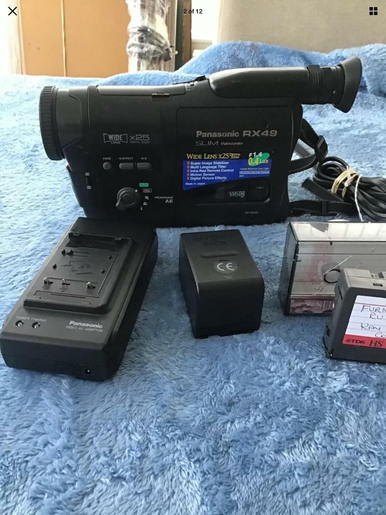 PANASONIC RX49 VHS CAMCORDER WITH CHARGER AND BATTERY in Doncaster, South Yorkshire Gumtree