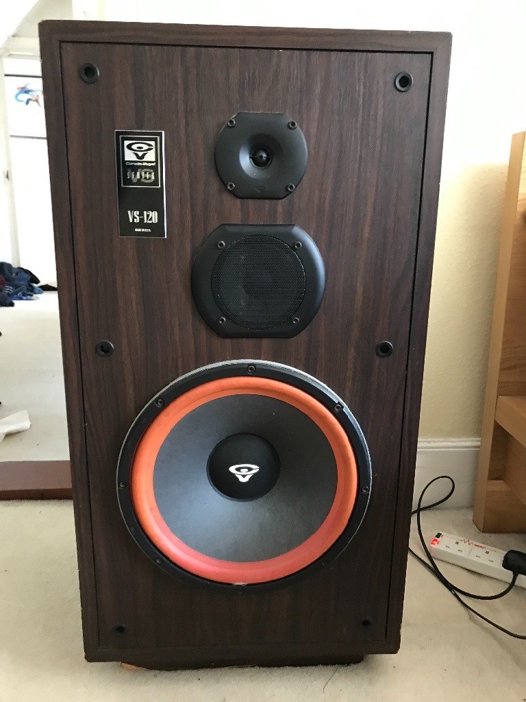 Cerwin Vega VS-120. Loud Power Speakers.