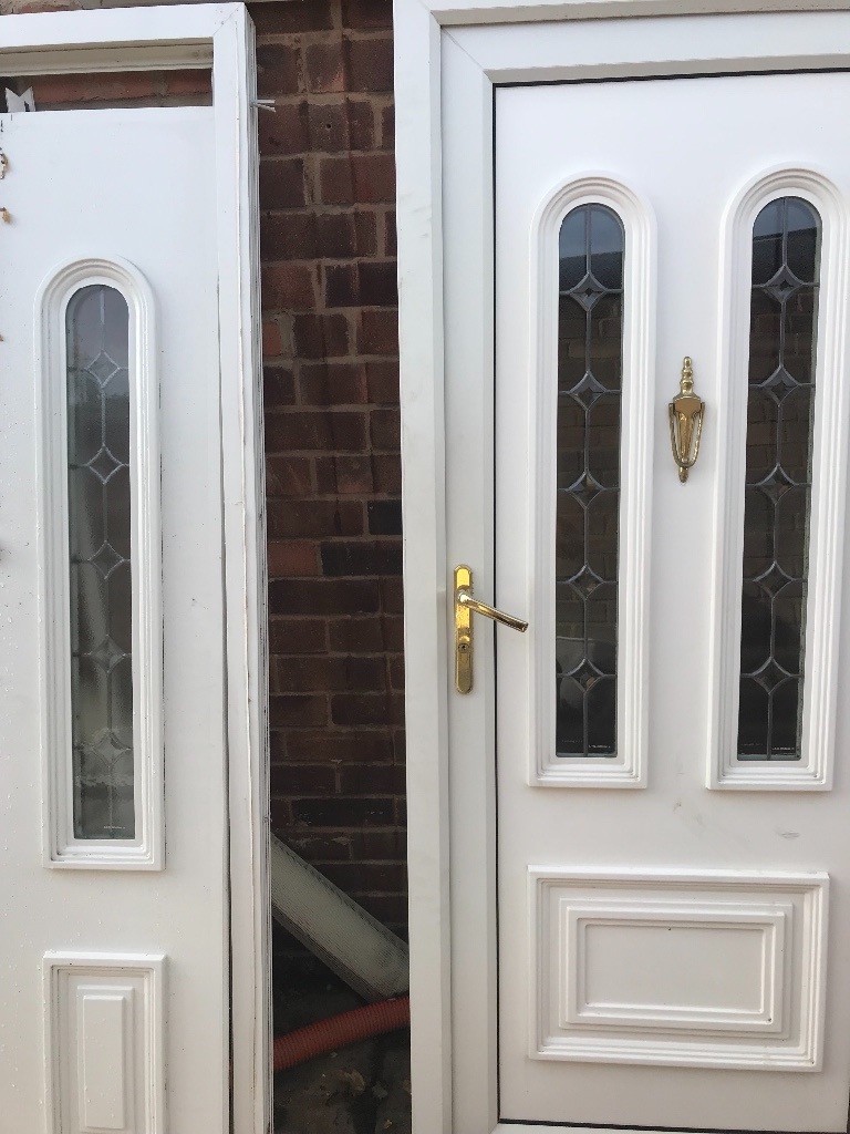 Used Upvc door with side! in Leicester, Leicestershire Gumtree