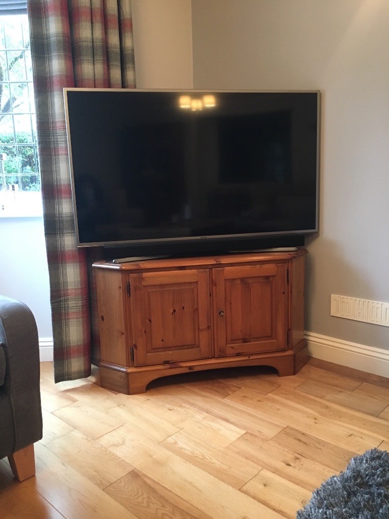 Ducal Victoria pine corner tv unit in Bridgend Gumtree