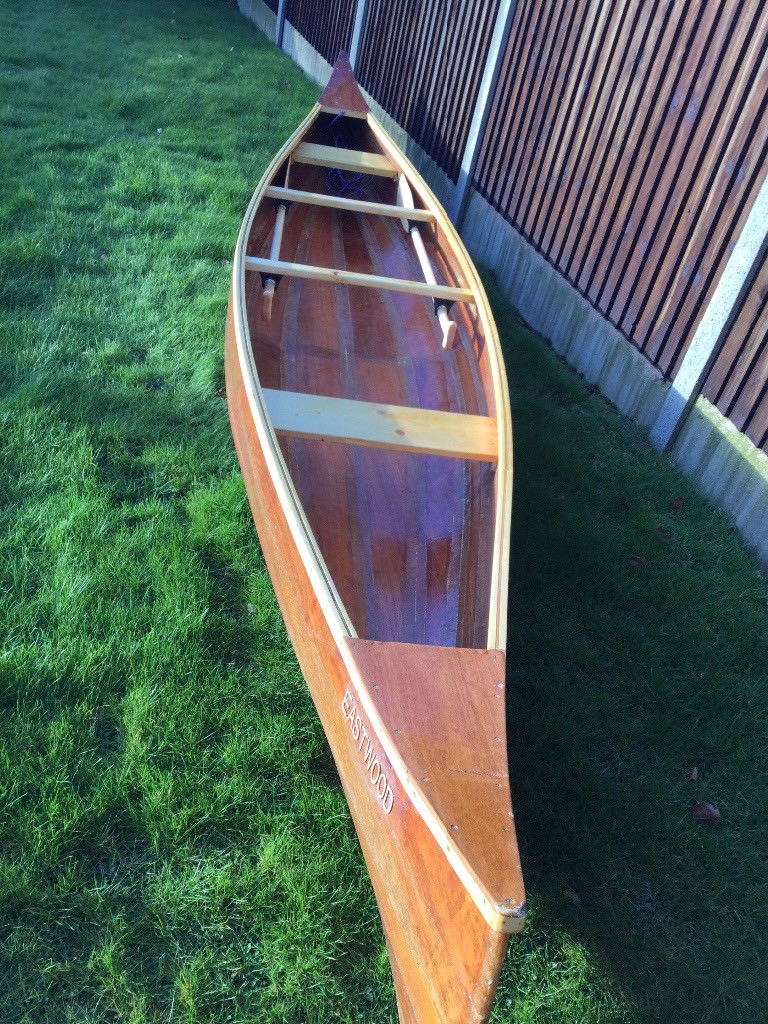 Beautiful hand built wooden Canadian Canoe. | in Whitfield, Kent | Gumtree