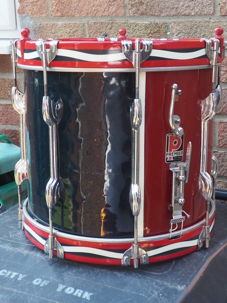 Military Marching Snare Drum, Premier Double Snare in Strensall