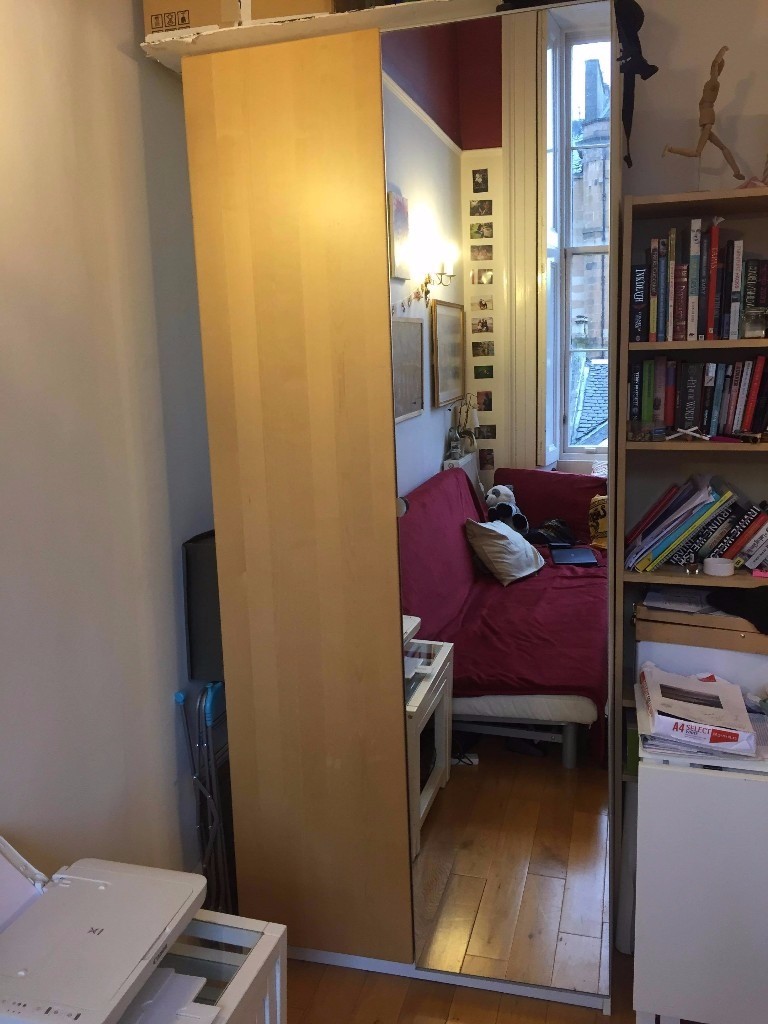 Large IKEA Mirror & Wood Wardrobe | in West End, Glasgow ...