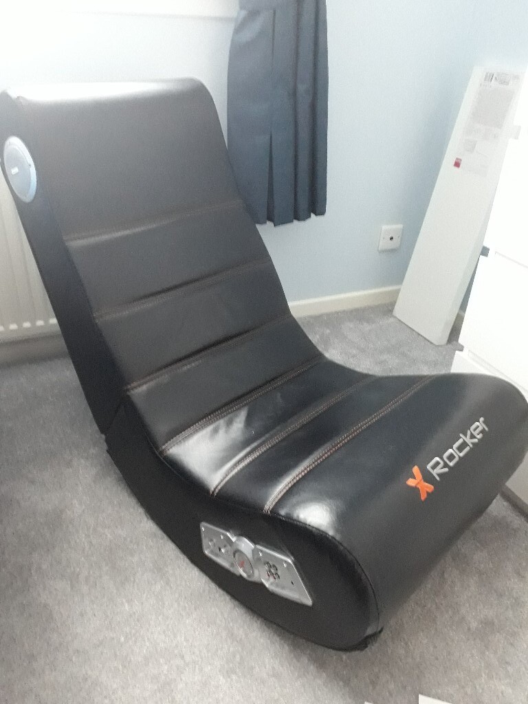 As New X Rocker Deluxe Floor Rocking Gaming Chair With Audio Output Input In Falkirk Gumtree