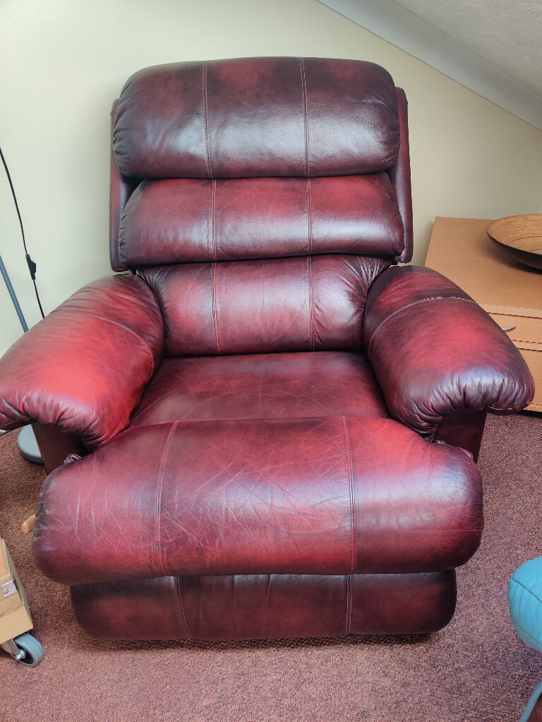 Lazy Boy Leather Recliner Chair in Higham Ferrers, Northamptonshire