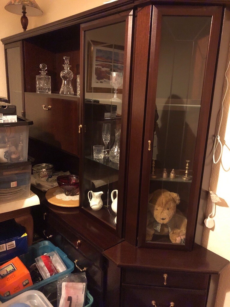 Repurpose this Solid Morris of Glasgow Mahogany Display and