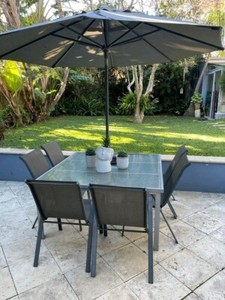 Outdoor Set with umbrella | Outdoor Dining Furniture | Gumtree