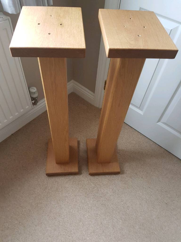 Solid Oak Speaker Stands new in Stafford, Staffordshire Gumtree