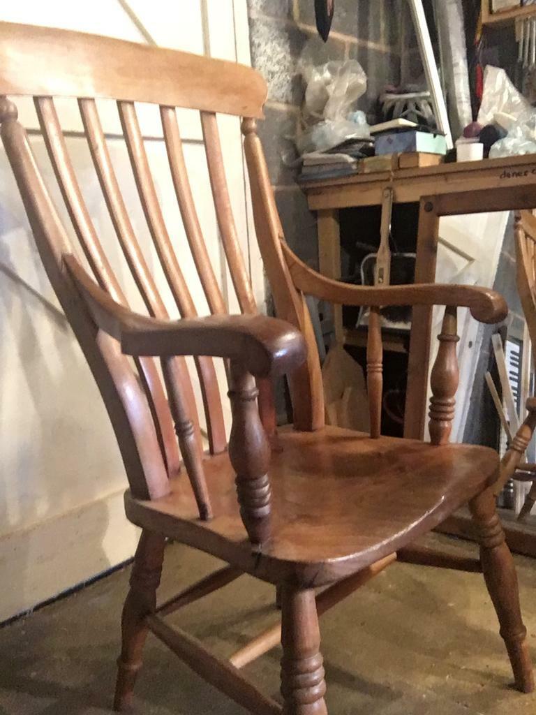 Antique Windsor Grandfather slat back chair Offers . in Great Barr