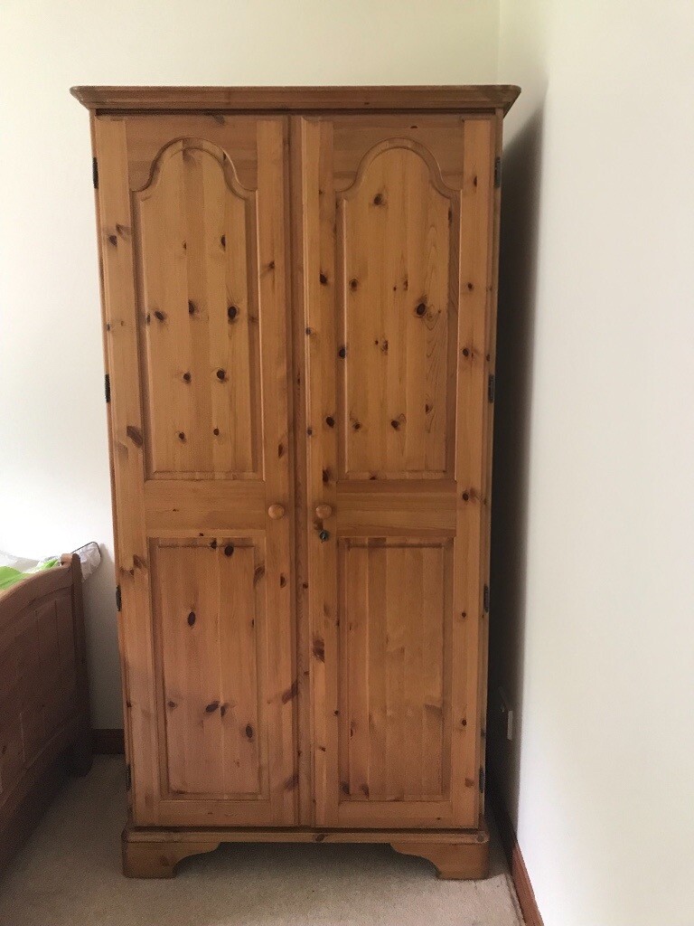 Solid Dark Pine Wardrobe In Broughty Ferry Dundee Gumtree