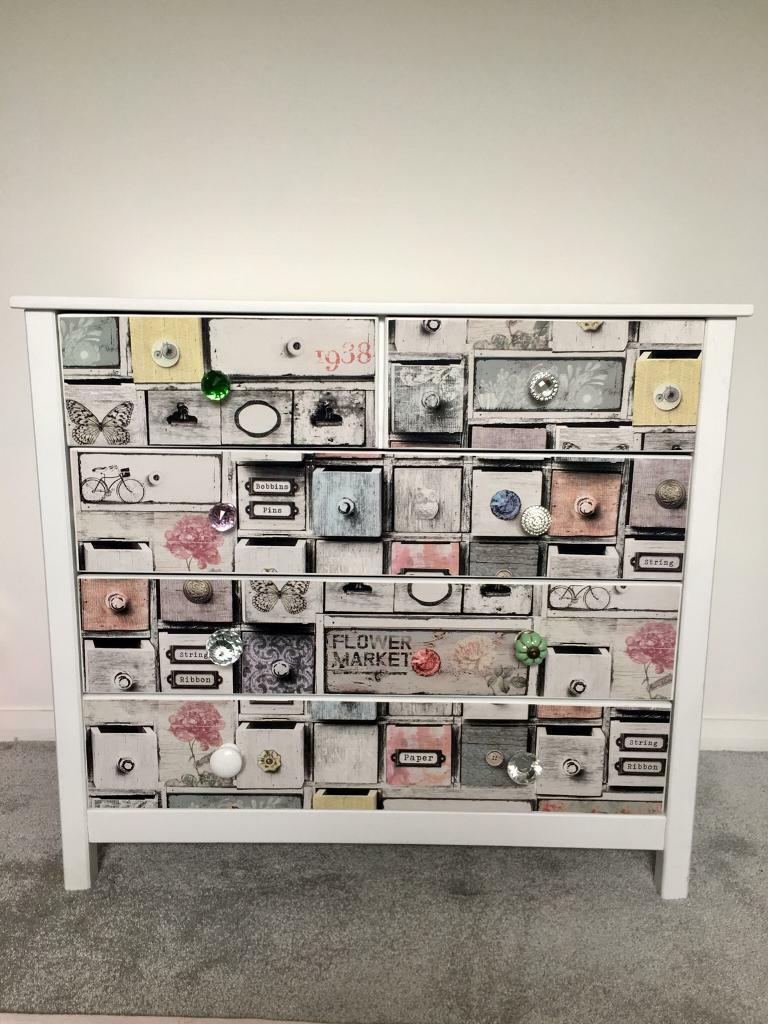 Upcycled chest of drawers in Plymouth, Devon Gumtree