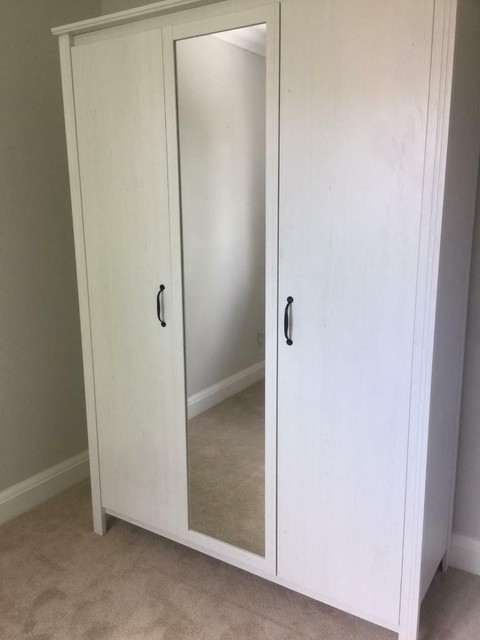 Ikea Brusali 3 Door White Wardrobe In Gravesend Kent Gumtree