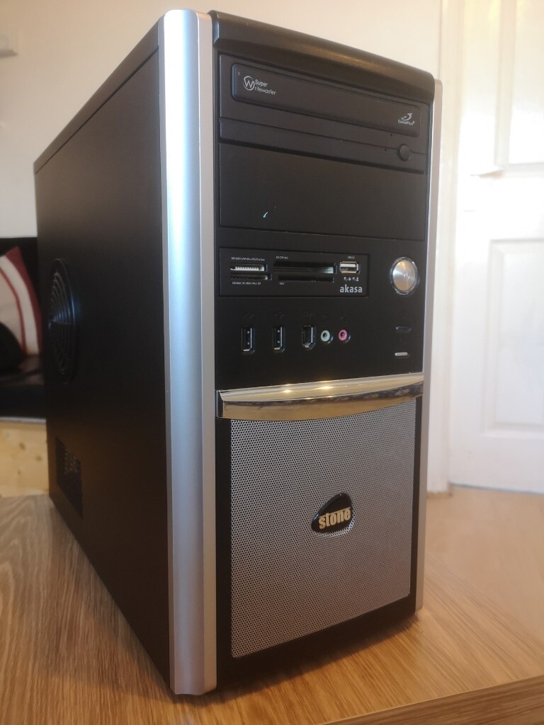 Stone i7 PC tower, 120GB SSD, 500GB HDD, 8GB RAM in Leicester
