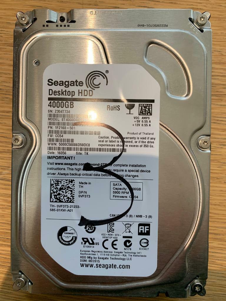 Seagate 4tb (4000gb) Hard Drive in Hedge End, Hampshire Gumtree