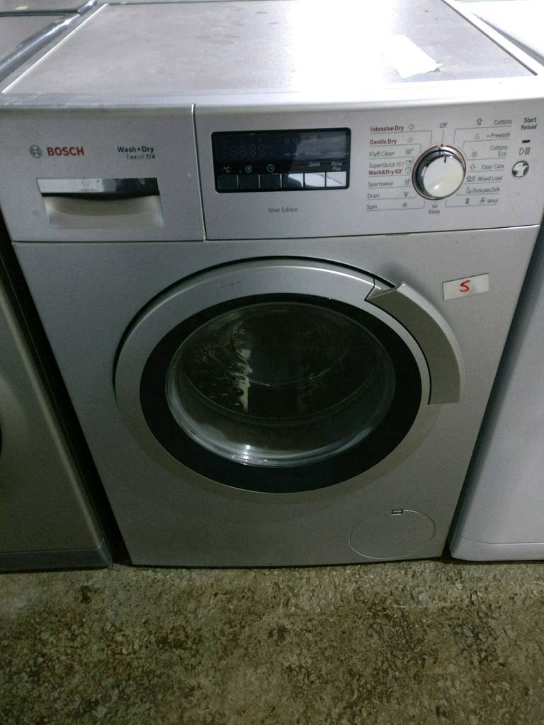 Bosch SILVER Washer Dryer Machine, FREE LOCAL DELIVERY AND INSTALL in Newport Gumtree