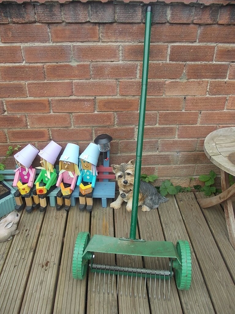 Garden Lawn Scarifier Aerator Rake Moss Removal Raker in Newcastle