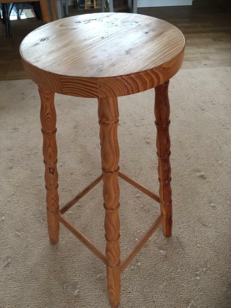 pine stool. in Bridgend Gumtree