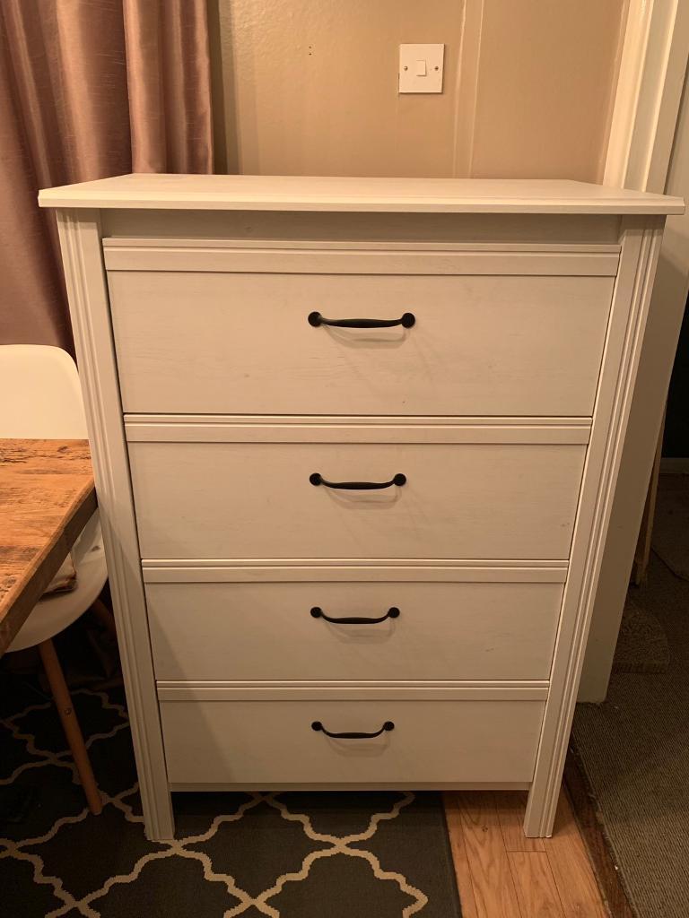Ikea Brusali White Chest of 4 Drawers in Southampton, Hampshire Gumtree
